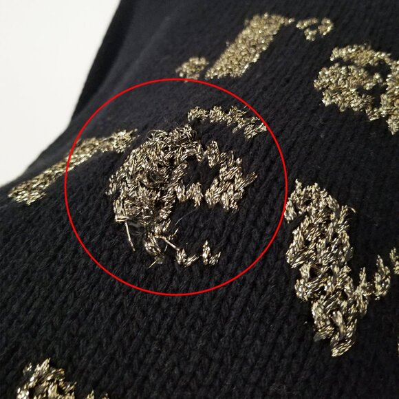 Zadig & Voltaire Valmy Reve D'Amour Vneck Jumper Sweater L 100% Merino Wool $358 - Picture 14 of 16